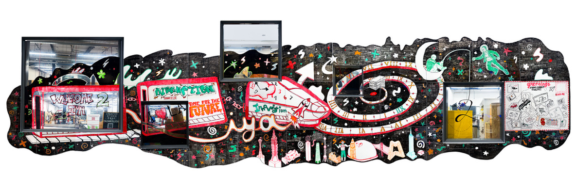 Designed and led creative direction on a 36-foot-long mural