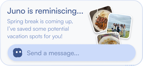 Juno is reminiscing widget